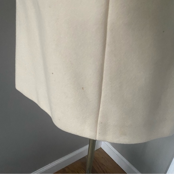 **3 for $20!!** Banana Republic Pea Coat Cream Ivory Flawed Project Fix Stained - Picture 16 of 16